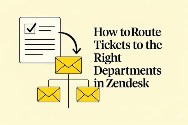 How to Route Tickets to the Right Departments in Zendesk (Without Keywords Triggering on Agent Replies)