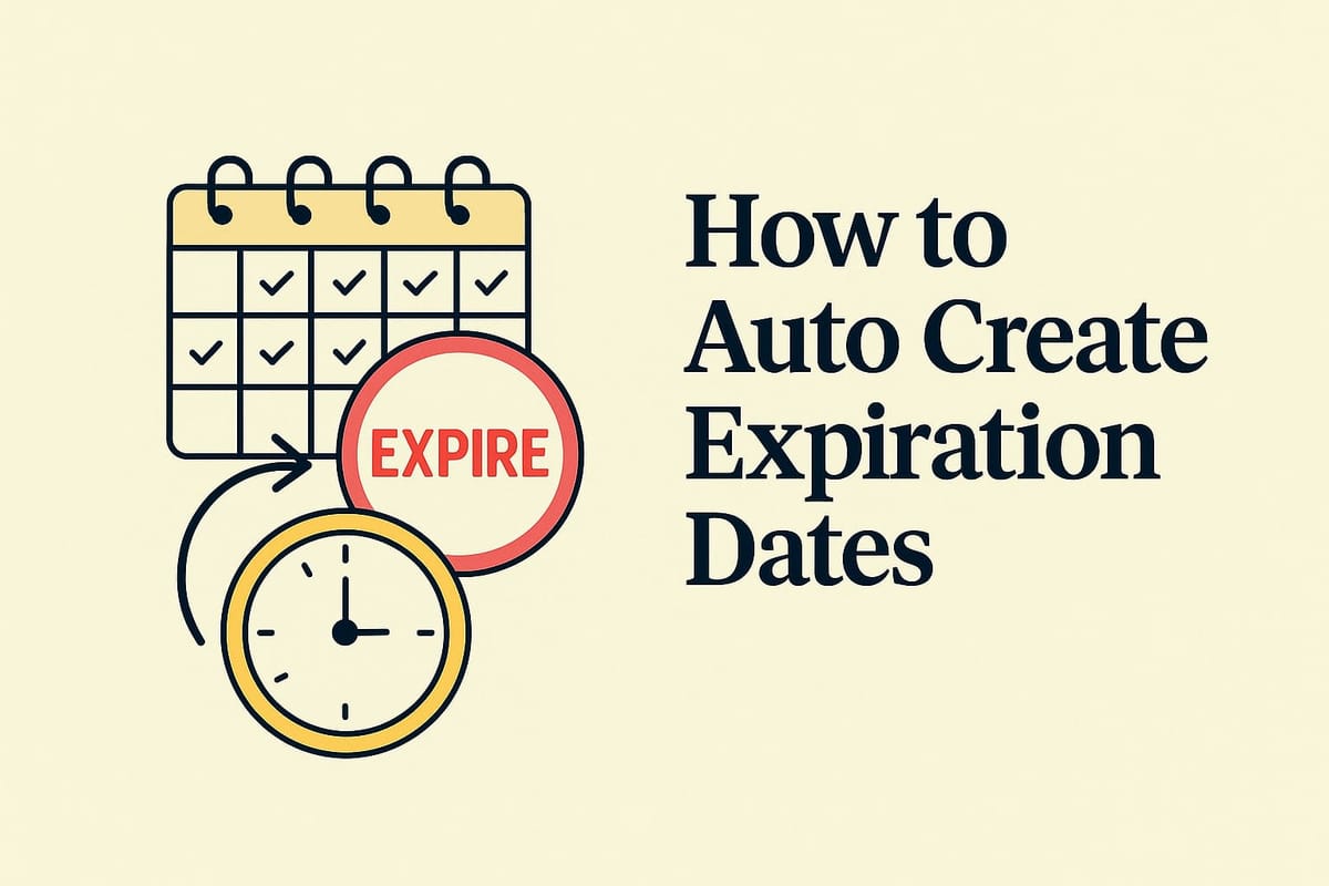 How to Automatically Create Expiration Dates Based on a Start Date in Zendesk