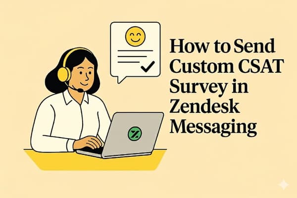 How to Send Custom CSAT Surveys in Zendesk Messaging Channels