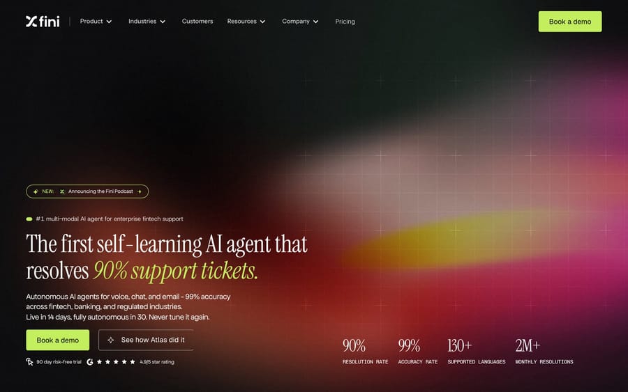 The Fini website.