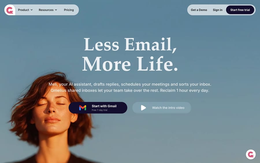 The Gmelius website.