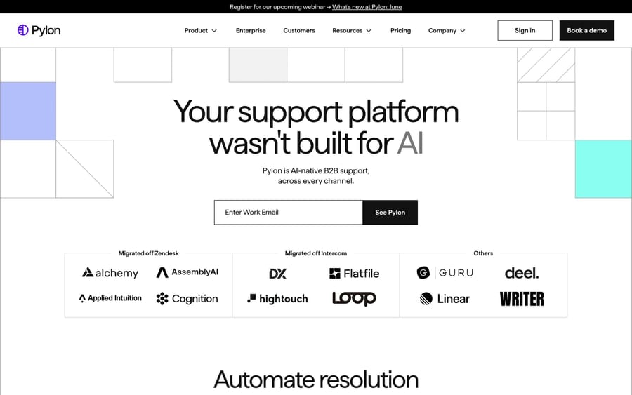 The Pylon website.