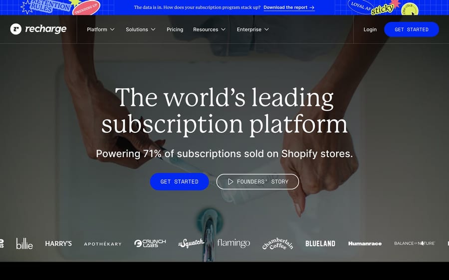 The Recharge website.