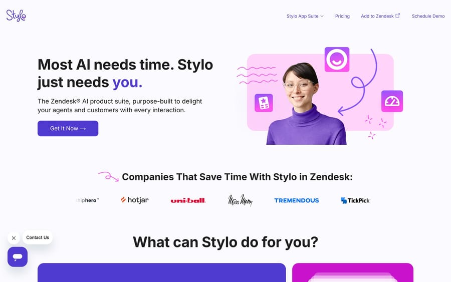 The Stylo Assist website.
