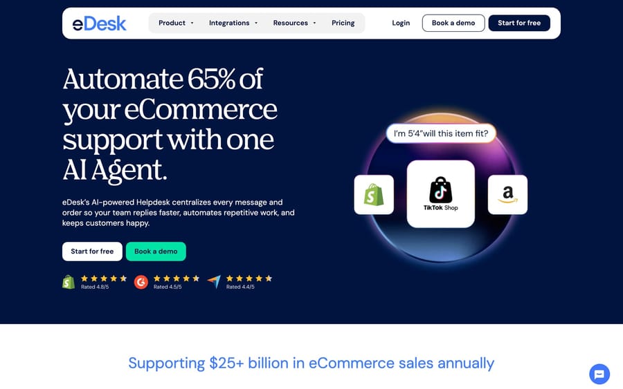 The eDesk website.