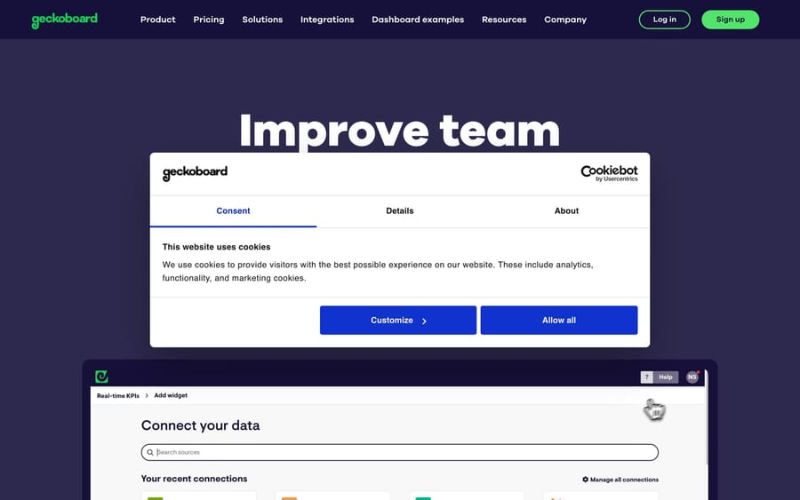 The Geckoboard website.