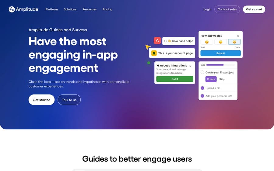 Command AI's homepage (formerly CommandBar), focused on in-product user assistance.