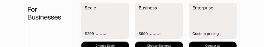 ElevenLabs Agents plans (Sept 19, 2026): Scale $299, Business $990, Enterprise custom