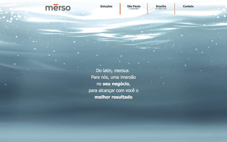 Merso's homepage, captured October 29, 2026