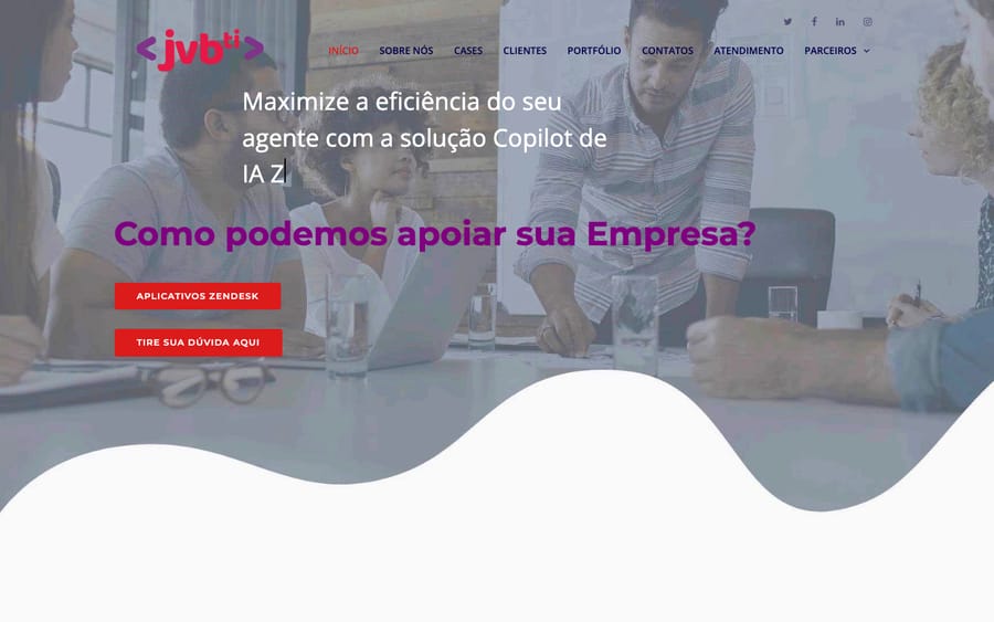JVBTI's homepage, captured October 29, 2026