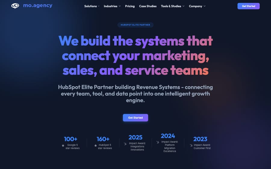 MO Agency's homepage, captured October 29, 2026