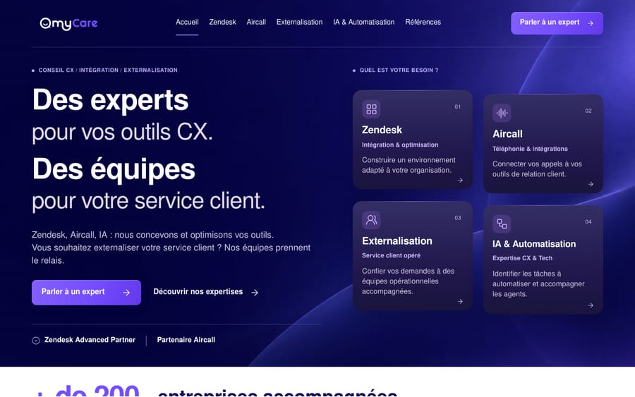 OmyCare's homepage, captured October 29, 2026