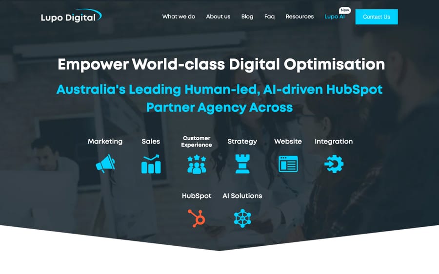 Lupo Digital's homepage, captured October 29, 2026