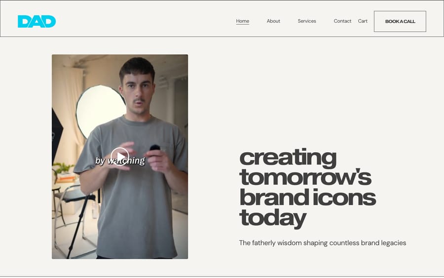 Days Ahead Digital's homepage, captured October 29, 2026