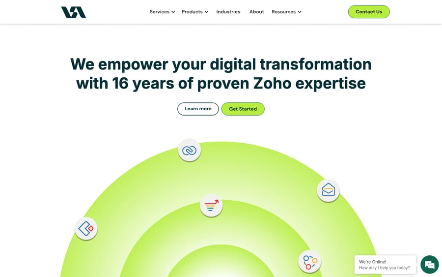 V-Align Technologies' homepage, captured October 29, 2026