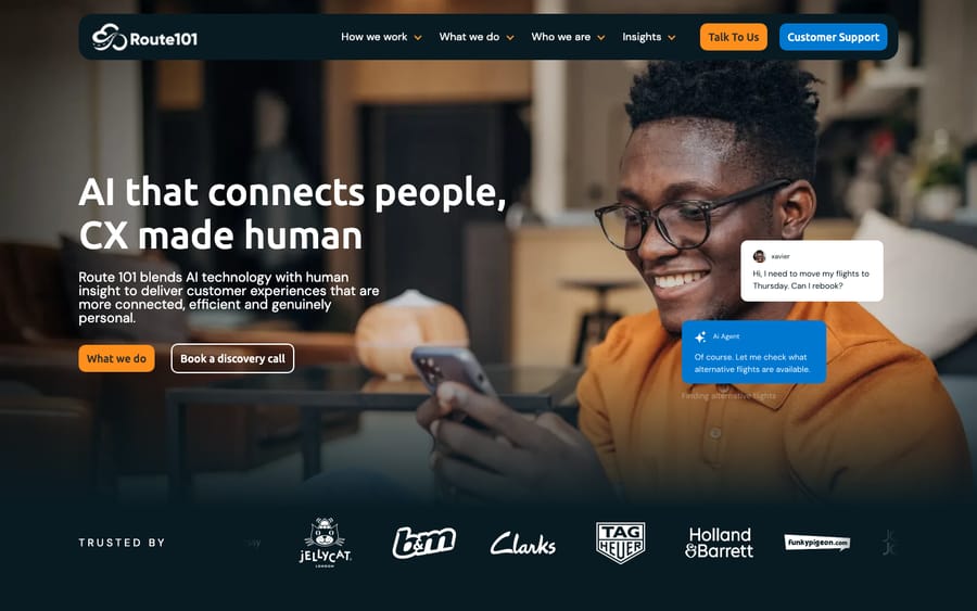 Route 101's homepage, captured October 29, 2026
