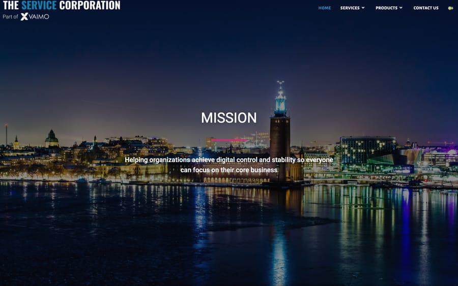 The Service Corporation's homepage, captured October 30, 2026