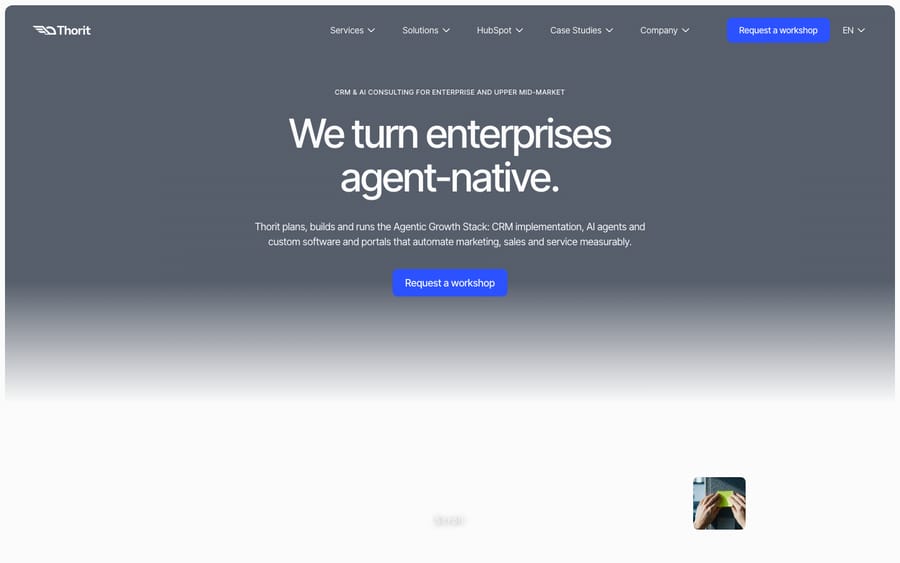 Thorit's homepage, captured October 30, 2026