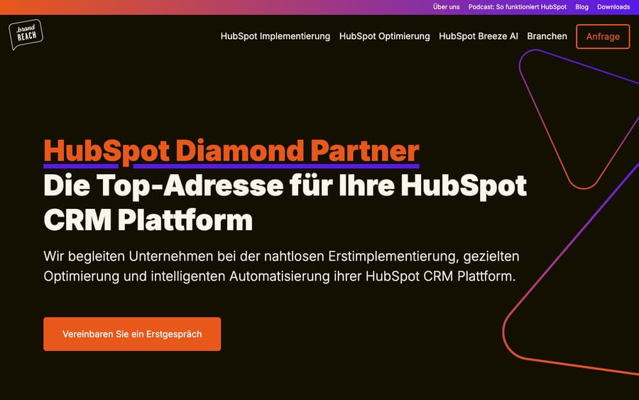 brandREACH's homepage, captured October 30, 2026