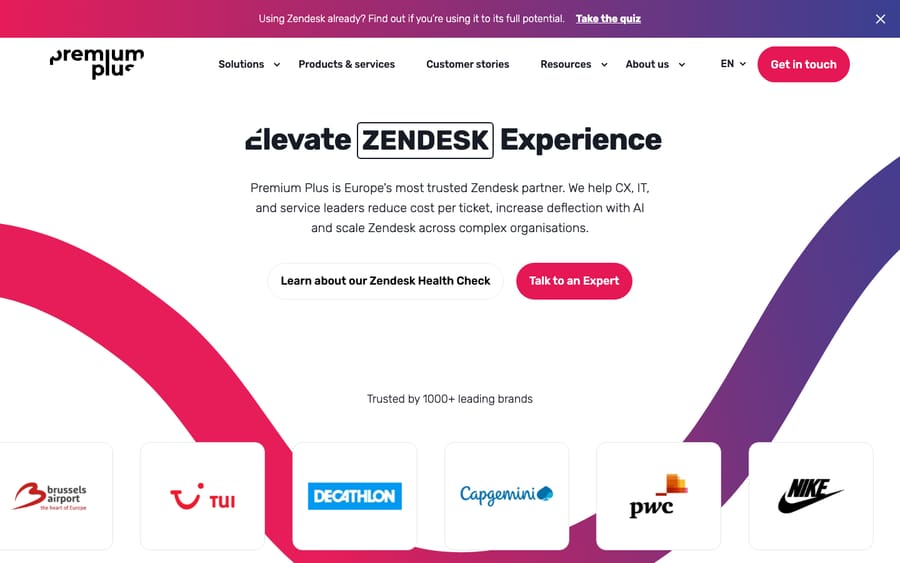 Premium Plus's homepage, captured October 30, 2026