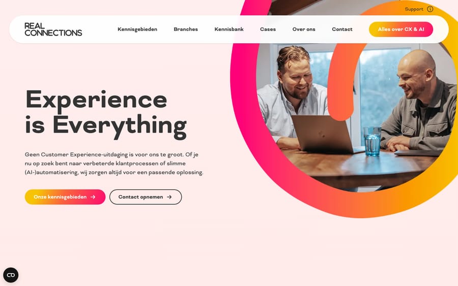 RealConnections' homepage, captured October 30, 2026