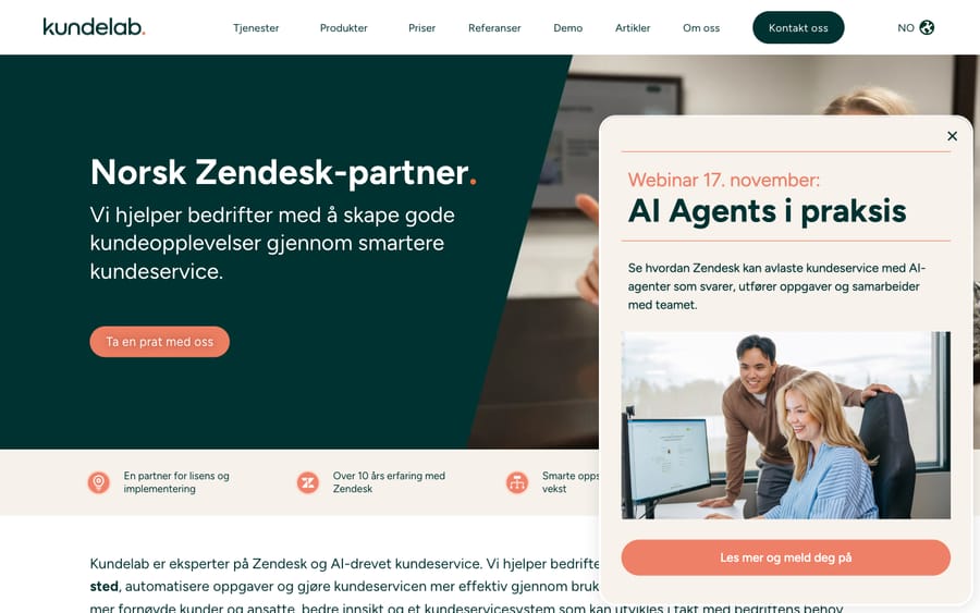 Kundelab's homepage, captured October 30, 2026