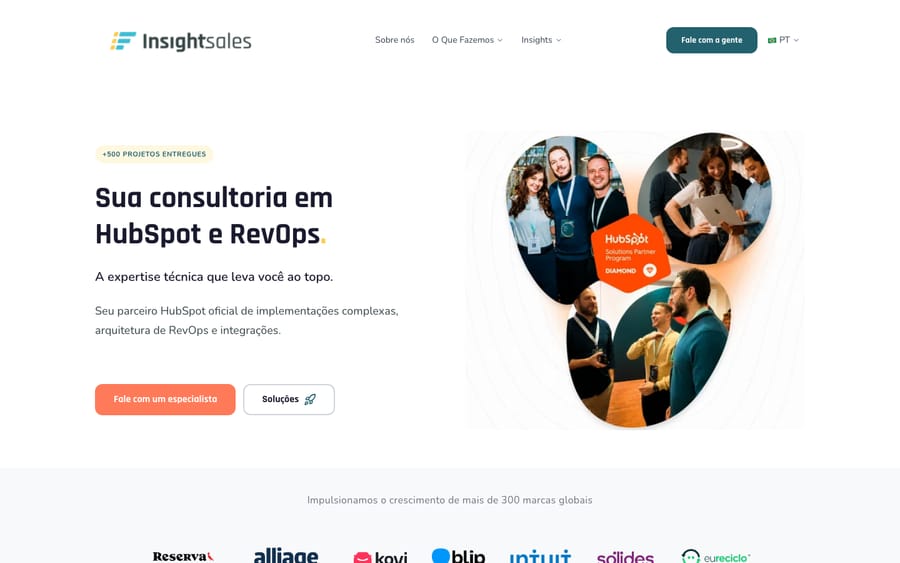 Insight Sales' homepage, captured October 30, 2026