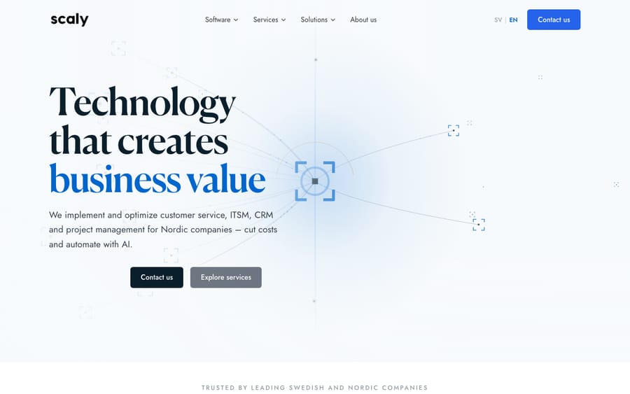 Scaly's homepage, captured October 30, 2026
